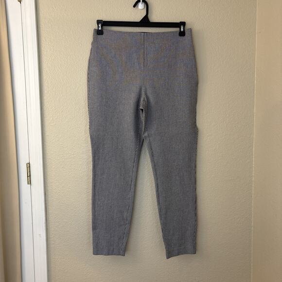 LOFT Pants - LOFT Womens High Waist Skinny Houndstooth Pants Black White Check Career, Sz 10